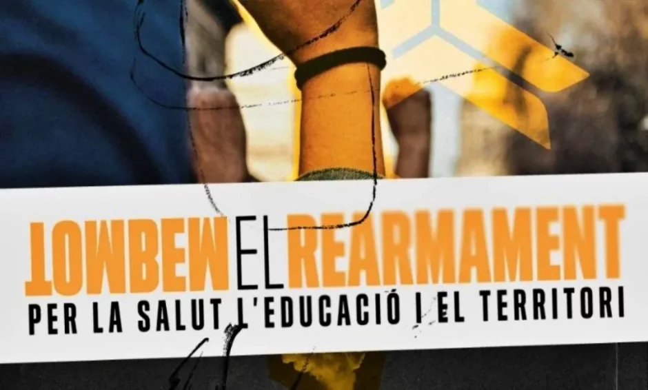«Tombem el rearme y el genocidi»: Catalunya organiza un frente amplio por los derechos sociales.