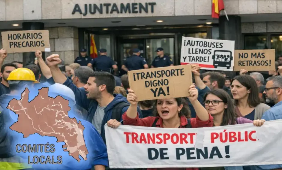 Los Comités Locales de l’Horta exigen a las administraciones competentes un transporte público de calidad.