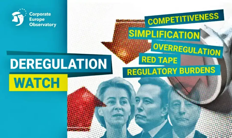 Campaña «Vigilancia contra la desregulación». Observatorio Corporativo de Europa.