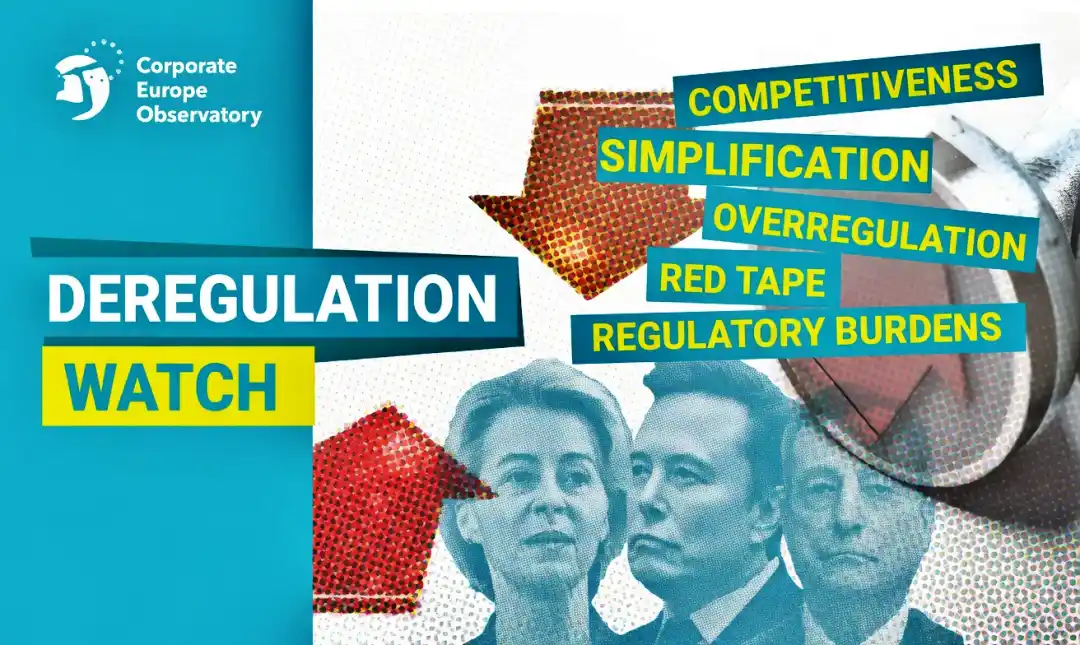 Cartel oficial de la campaña contra la desregulación