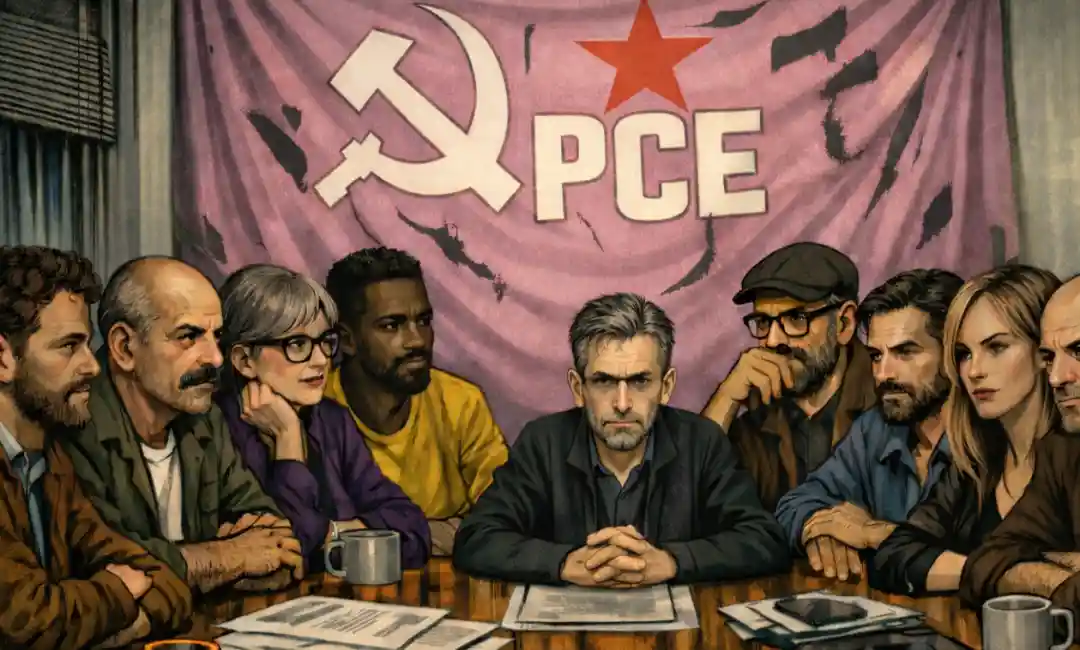 Simulación por IA de una reunión de la dirección del pce