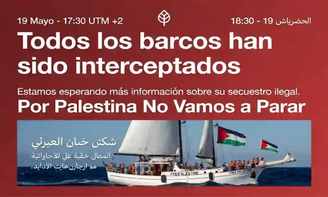 Alarma desde Global Sumud de la interceptación israleí