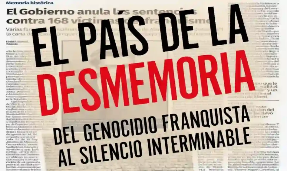 Composición de texto sobre fondo difuminado de artículo de Levante