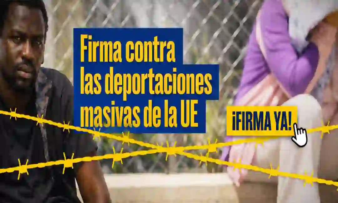 Cartel de la convocatoria de recogida de firmas