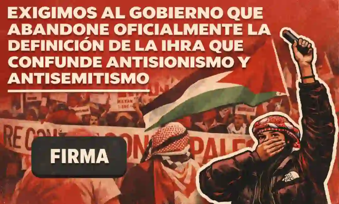 Cartel mejorado de la campaña de firmas de Acción contra el Odio