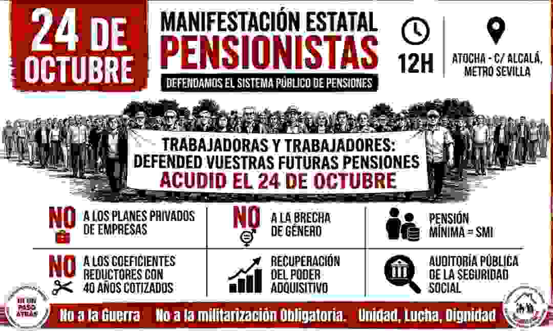 Cartel de la convocatoria en formato horizontal