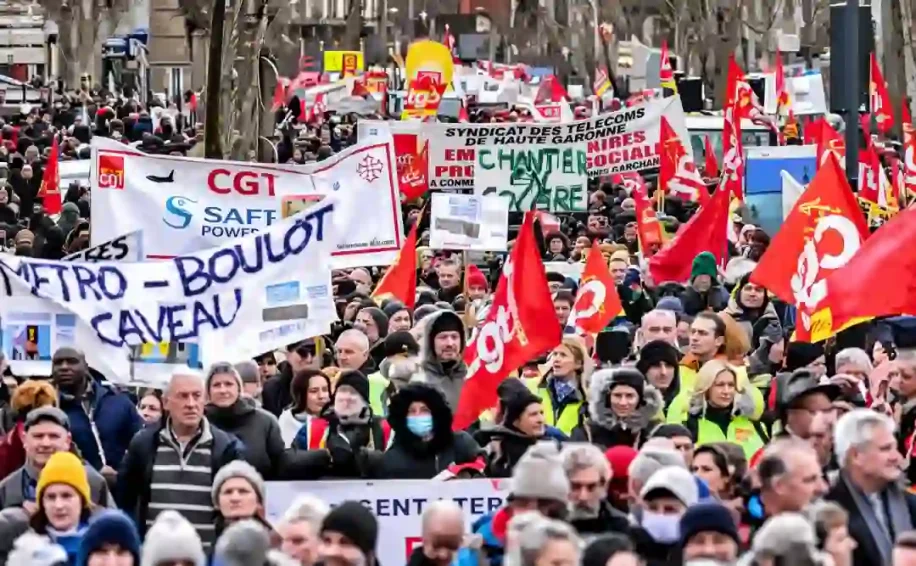 Crisis social y política en Francia.